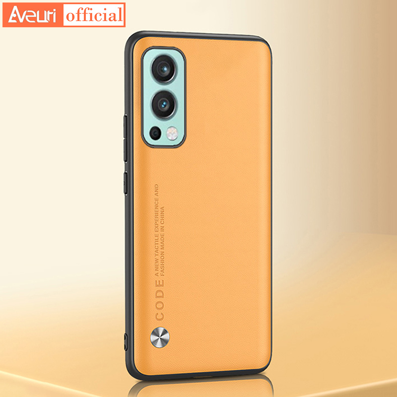 Luxury Leather Phone Case For OnePlus Nord 2 N20 5G Nord2 Cover Matte Silicone Case For One Plus OnePlus Nord N200 N100 _voghion.com