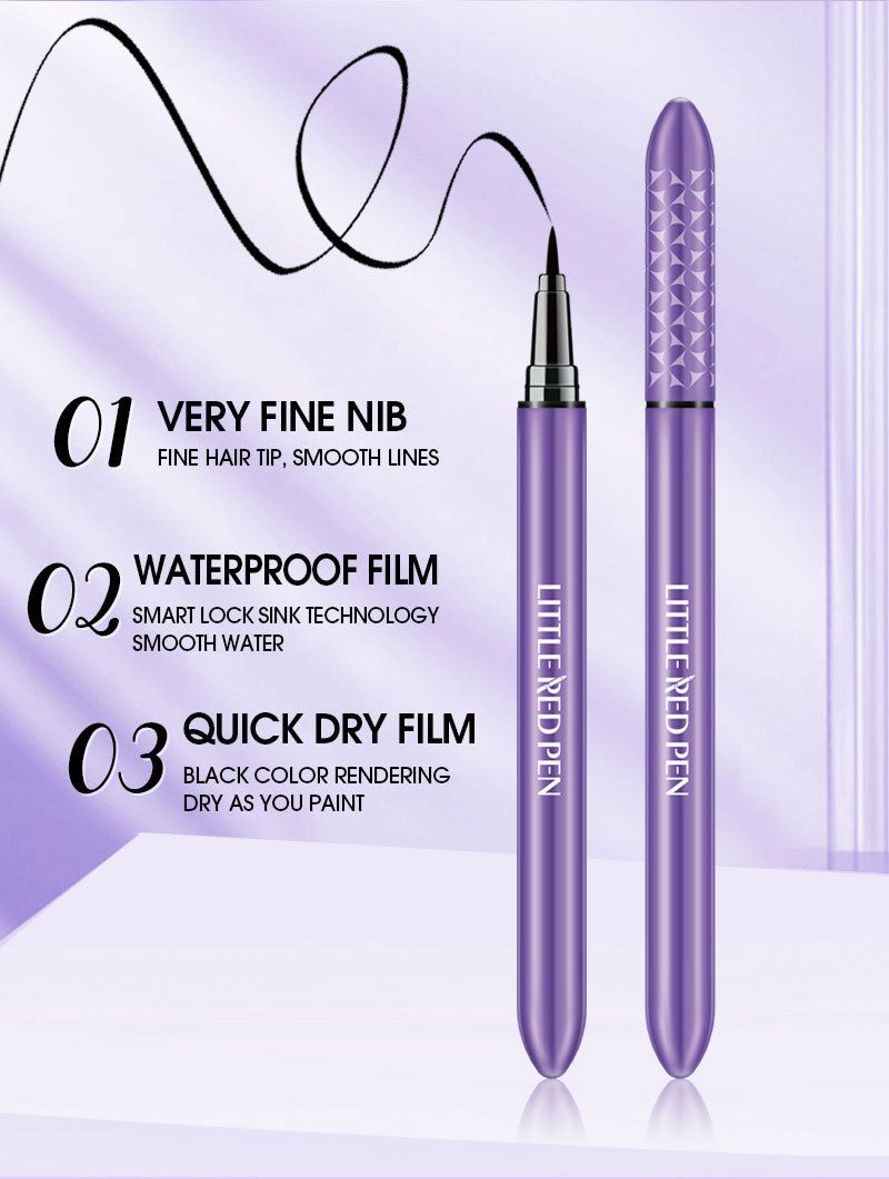 Bellezza e salute PAGINA VINE Eyeliner a punta fine, non sbava, trucco naturale a lunga durata, a prova di sudore_voghion.com