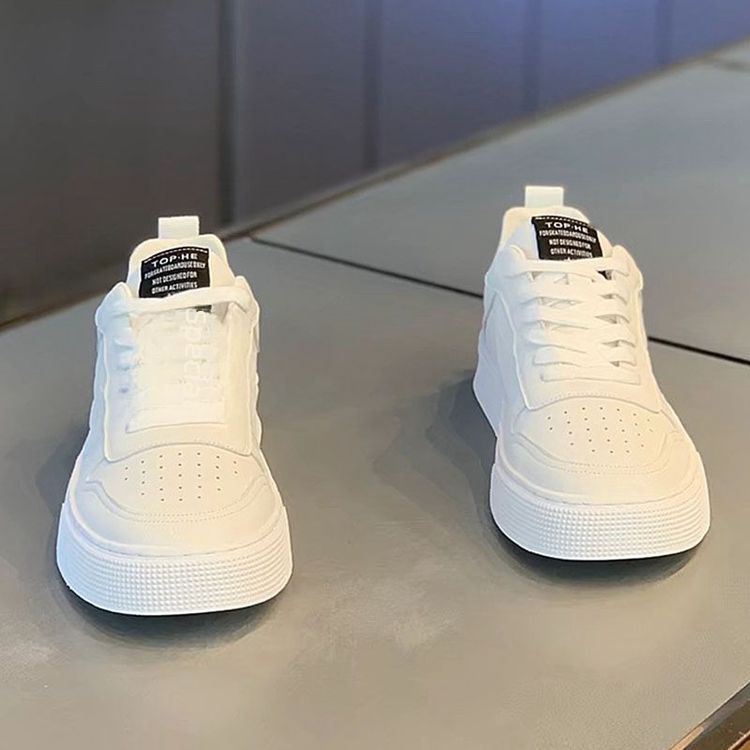 Muške cipele Ljetne prozračne cipele za boarding Muške ležerne kožne cipele Muške male bijele cipele_voghion.com