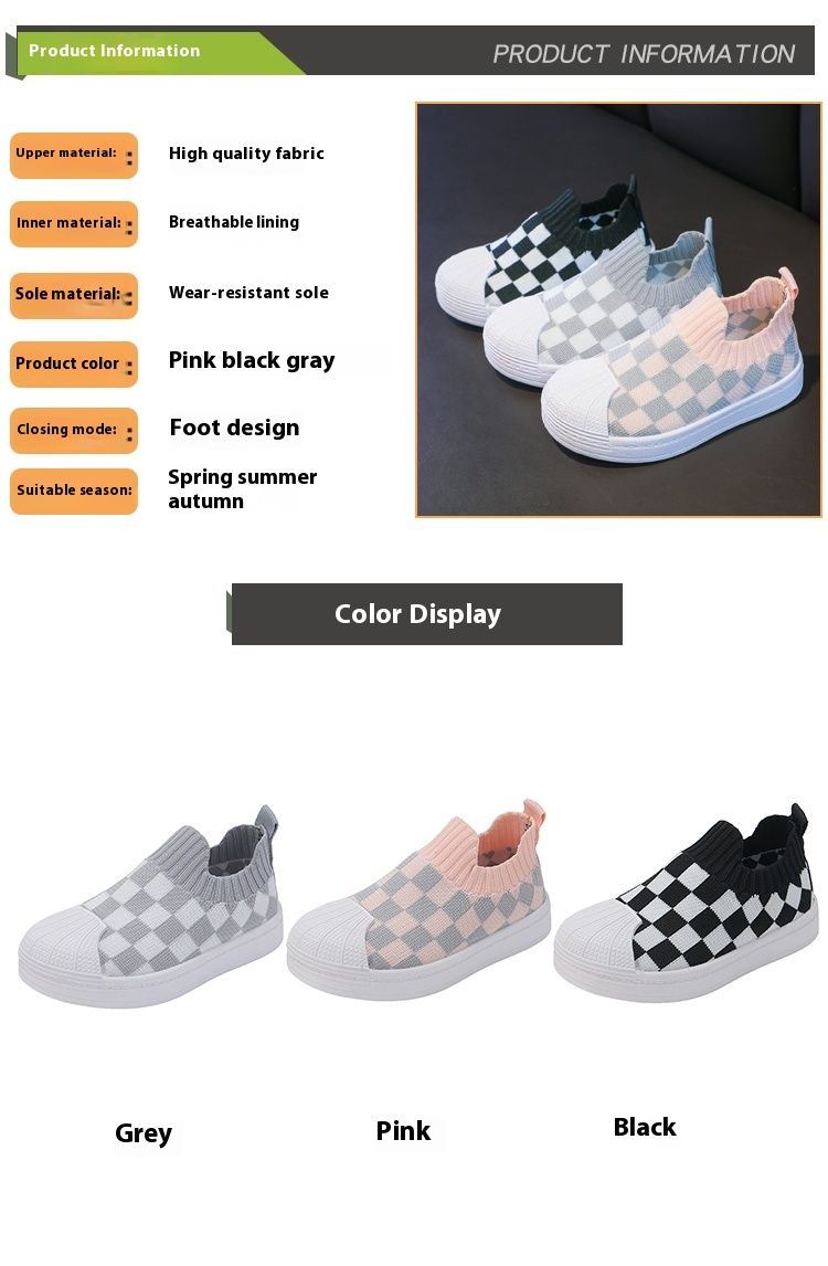 Scarpe sportive traspiranti Flyknit da bambino, nuove per la primavera e l'estate, in mesh, con un piede solo, per bambini_voghion.com