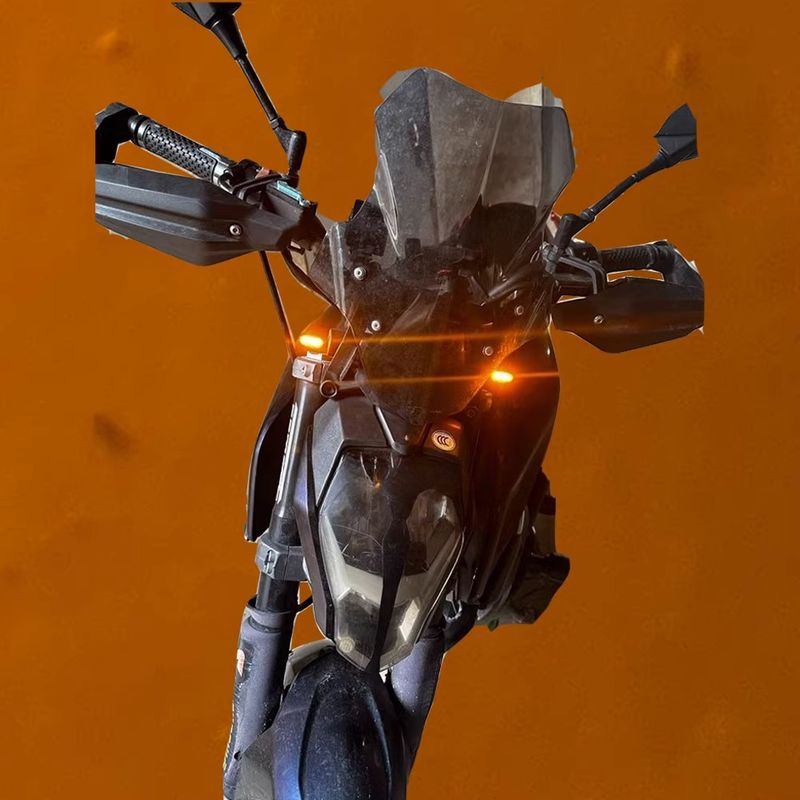 Mini LED Motorcycle Turn Signal Indicator DRL Daytime Running Light For For Harley 883 1200 48 750,Universal For 12V Singal Lamp_voghion.com