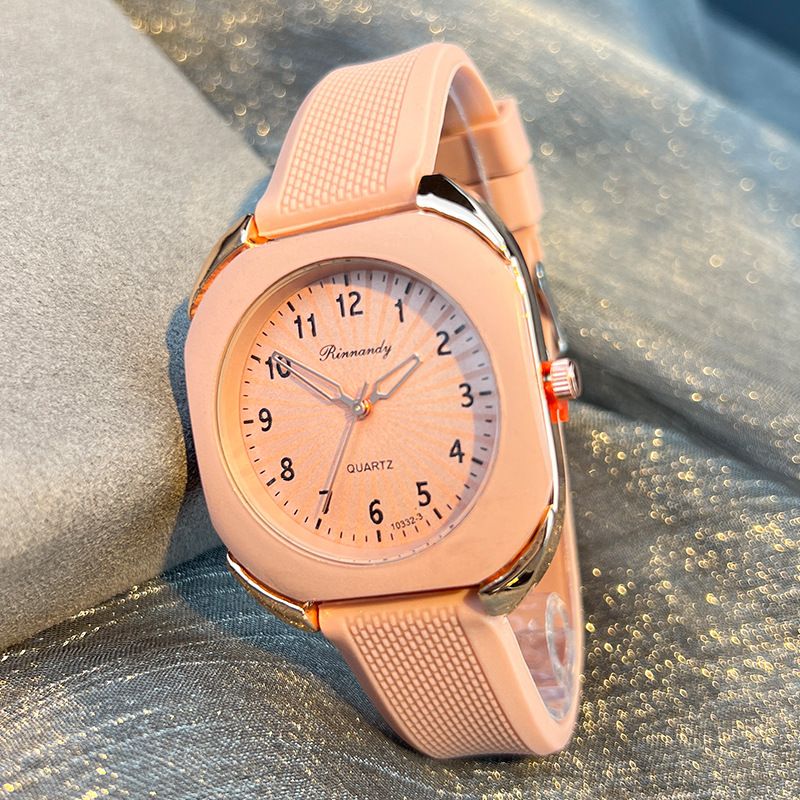 Orologio digitale con cassa rettangolare, bordo in metallo color caramella, orologio da scuola in silicone, regalo per lavoro, tutti i giorni, compleanno, anniversario, San Valentino_voghion.com