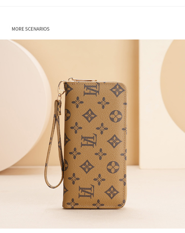 Lompakkokukkaro Naisten Naisten Pitkä Clutch Laukku Monitoiminen Suuri kapasiteetti Presbyopia Matkapuhelinlaukku Kolikko Lompakko Lompakko Lompakko Lompakko_voghion.com