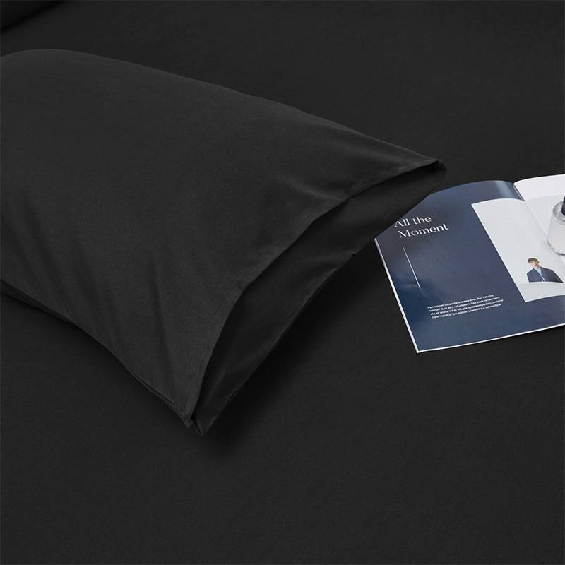 Kissenbezug-Set aus gebürstetem Flanell, klassisches Design mit versteckter Öffnung, mehrere Größen und Farben_voghion.com