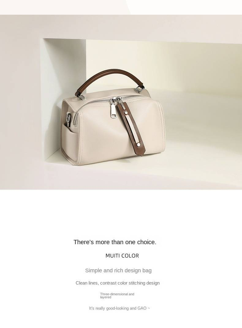 Borsa da donna VINEY 2025, nuovo stile, borsa a tracolla in vera pelle, grande capacità, borsa a tracolla, grande borsa a cuscino_voghion.com