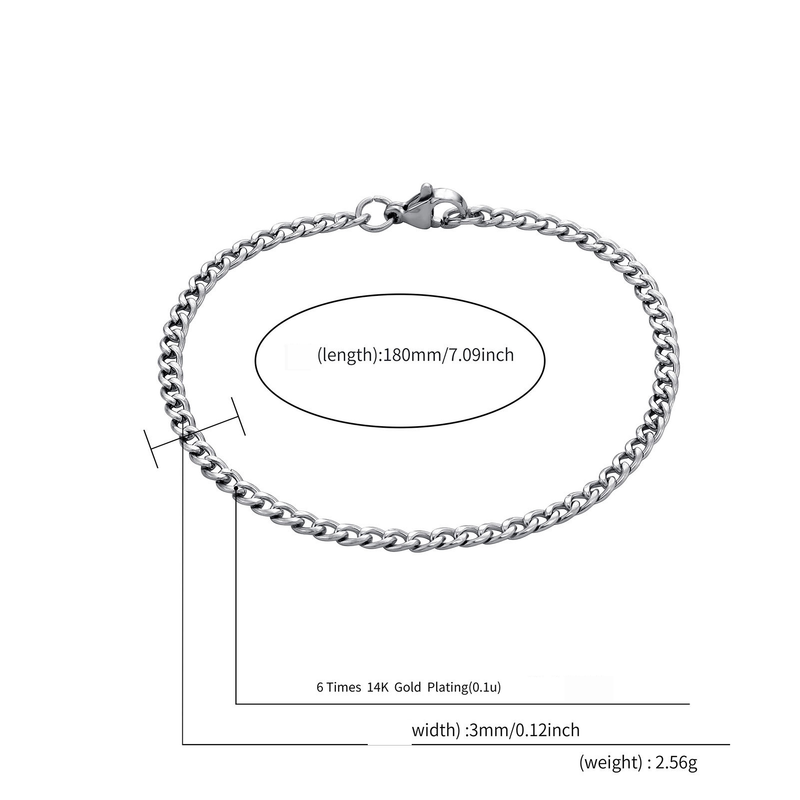 Pulseras con dijes de moda para mujer, collar cubano de hueso de aleación, cadena para el cuello, pulsera con personalidad apilable de hip hop_voghion.com