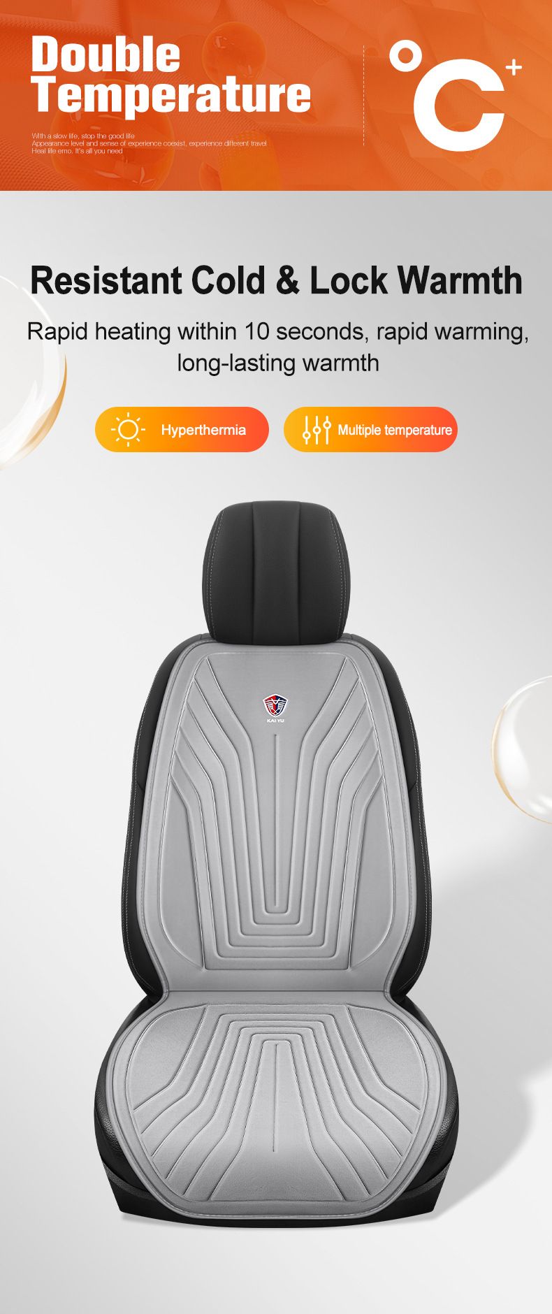 EAFC 1PCS Car Heating Heated 12V DC Soft Warmer Seat Protector Auto Seat Cushion Pad Winter Mat_voghion.com