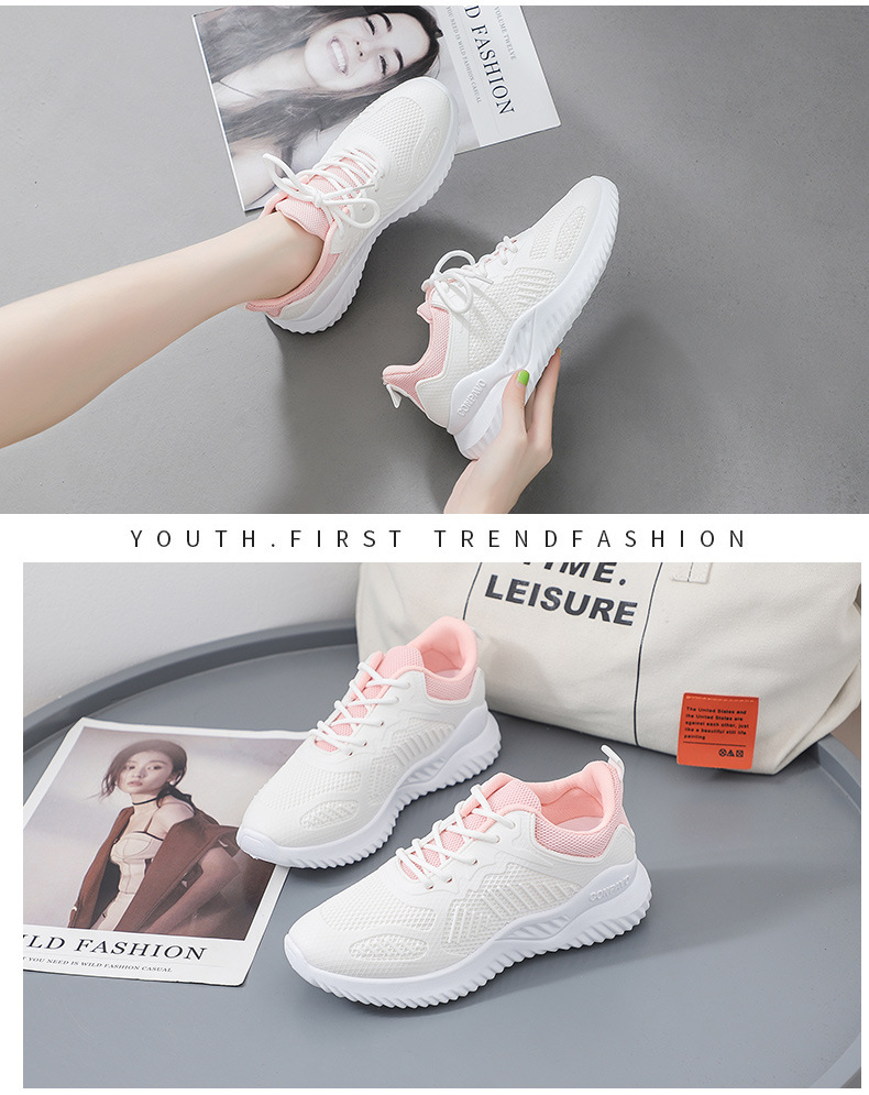 2024 Autunno/estate Nuovo Sport Alpha Coconut Running Versatile Casual Single Mesh Scarpe Donna A005_voghion.com