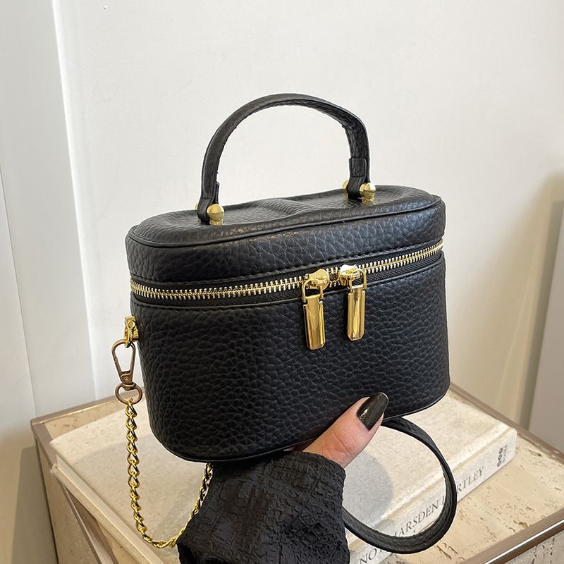 Borsa a tracolla singola da donna, modello cilindro, modello mini, modello 2025, semplice e versatile_voghion.com