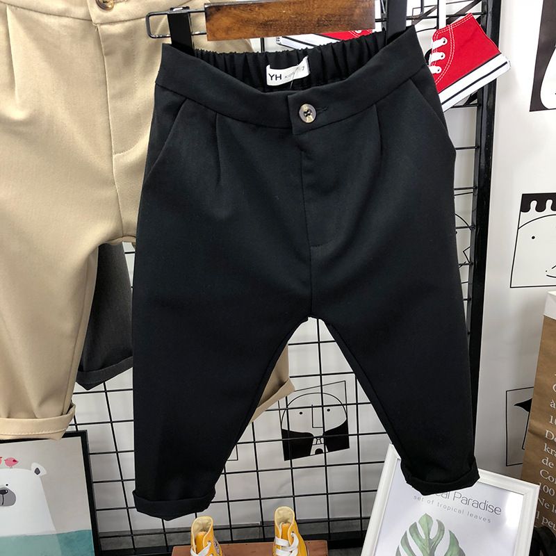 Kinderkleding Kinderpakbroeken 2024 nieuwe kinderbroeken kleine en middelgrote kinderbroeken stijlvolle jongenspakbroeken_voghion.com