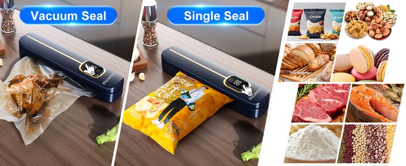 Machine à emballer sous vide professionnelle - 4 modes numériques, fermeture automatique à l'air, prise UE_voghion.com