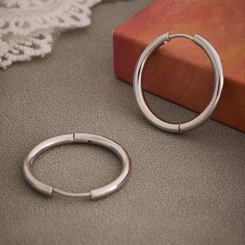 Square Sugar Splicing Geometric Ear Buckle Earrings Made Of Titanium Steel That Do Not Fade, Niche Personality And Temperament Ear Accessories_voghion.com