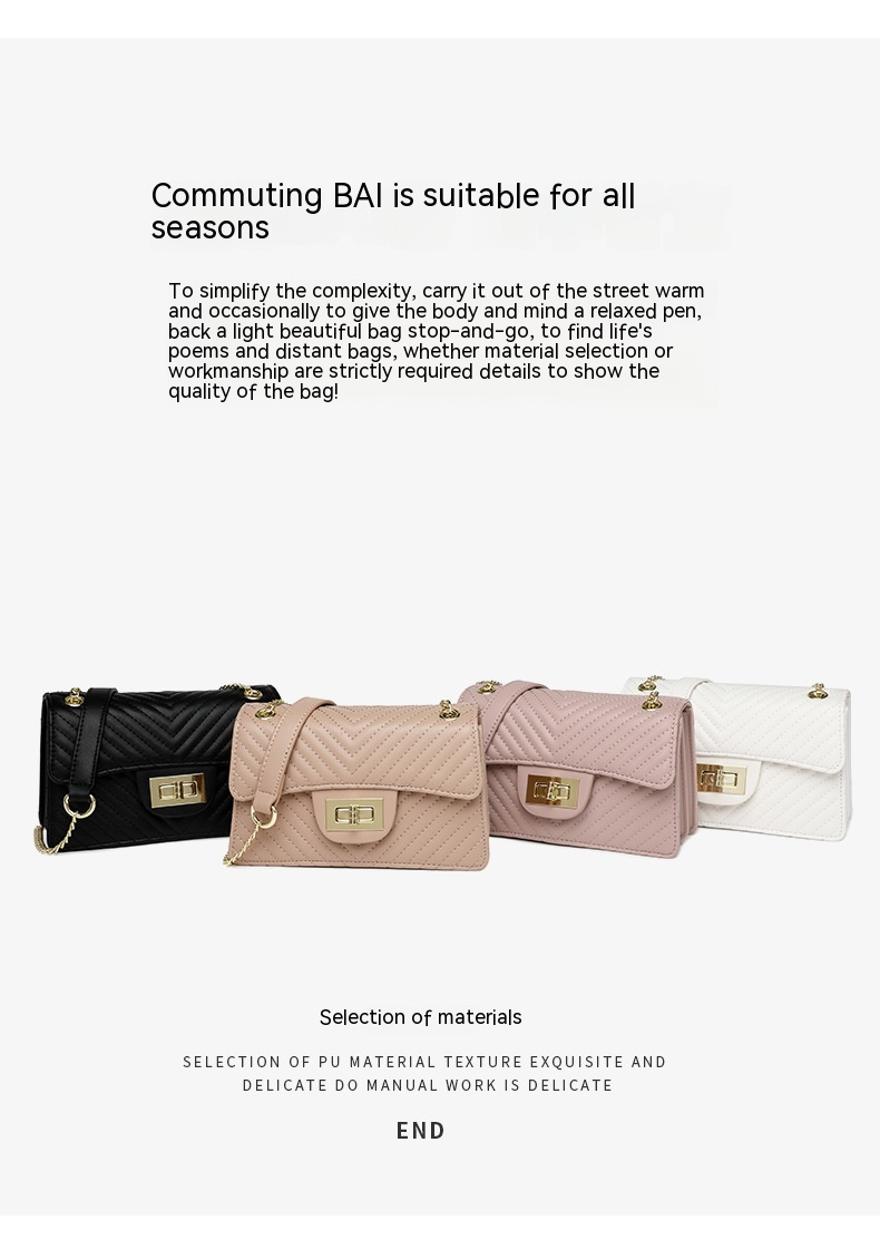 New Best-selling Fashion Trend Casual Solid Color Crossbody Bag for Women's Small Bag, Women's Single Shoulder Bag, Small Square Bag_voghion.com