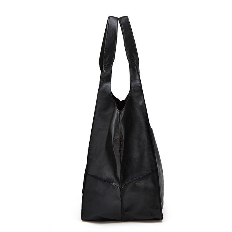 2024 Nuova borsa a tracolla singola, grande capacità, borsa tote in morbida pelle da donna, stile semplice_voghion.com