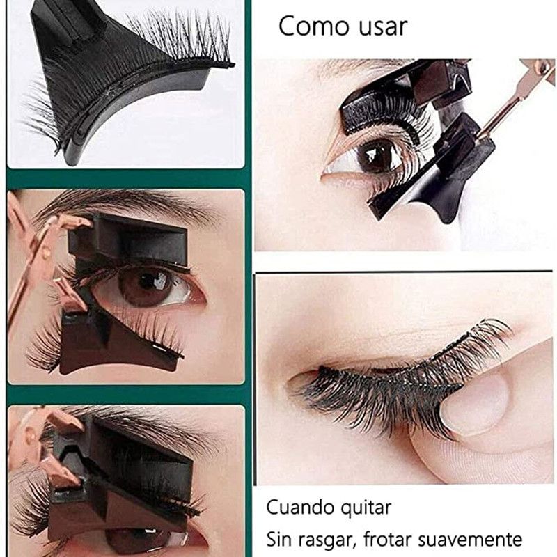 5er-Set magnetischer Wimpern – wiederverwendbare falsche Wimpern mit Clips für den täglichen Gebrauch (einfach anzubringen)_voghion.com