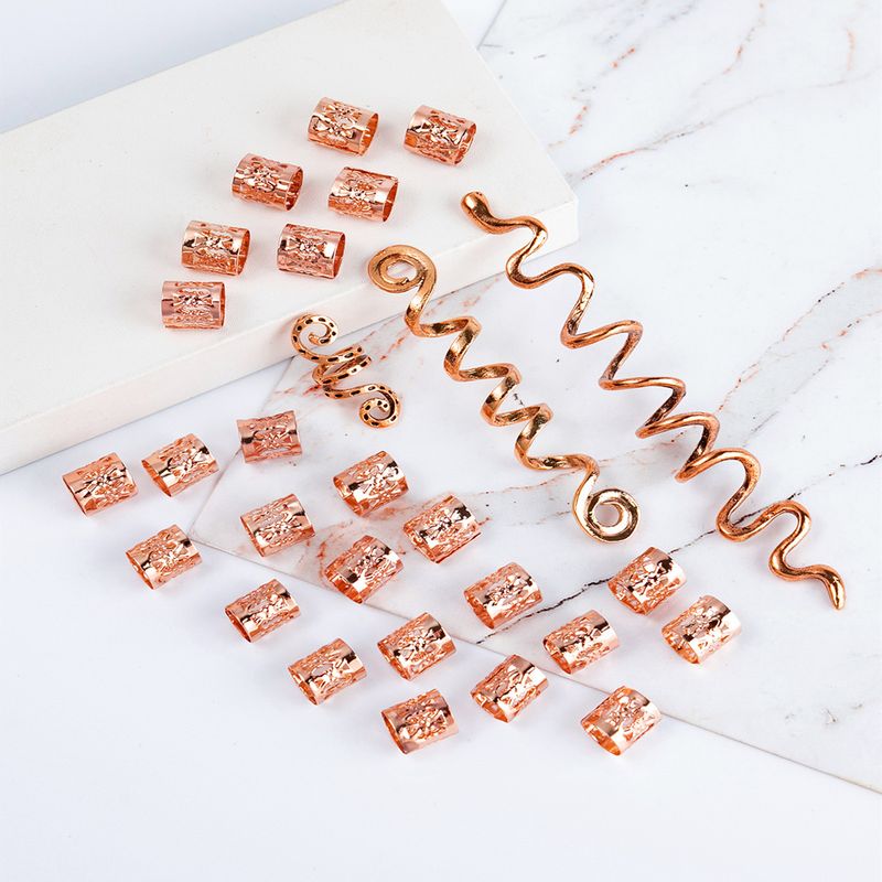 Haarspangen im keltischen Knoten-Ethno-Stil mit rotierender Spirale und Schlangenform aus galvanisierter Legierung, Retro-Haarschmuck_voghion.com