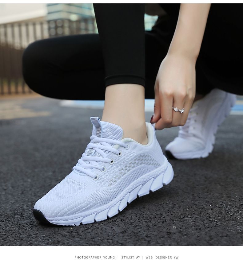 Donne sportive leggere, nuove scarpe casual 2024, comode, traspiranti, scarpe da corsa per bambini, assorbimento degli urti,_voghion.com