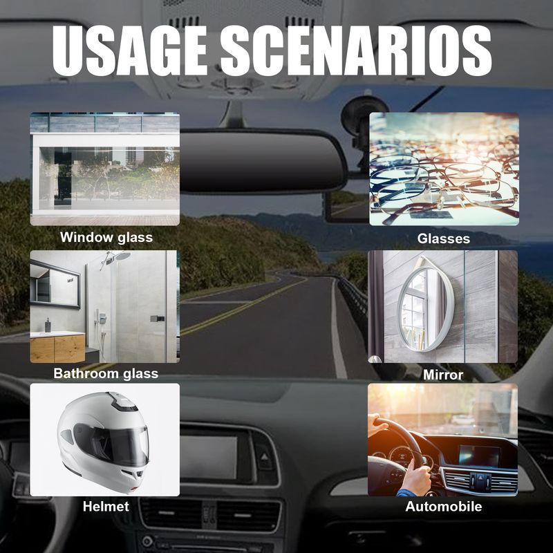 Homonth Windshield Cleaner Multifunctional Car Window Glass Cleaning Decontamination Fog Removal Cleaner_voghion.com