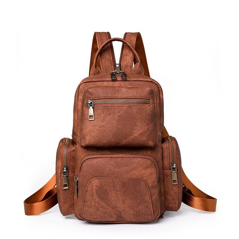 Borsa da viaggio casual in PU, piccola, per esterni, nuova, zaino da donna a doppio uso_voghion.com