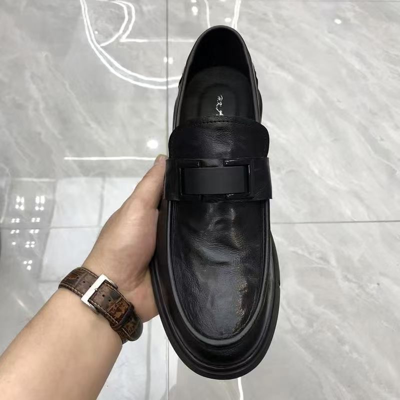 Glide Leder-Business-Casual-Schuhe für Herren 2025 Neue atmungsaktive Loafer im britischen Stil, Slipper zum bequemen Hineinschlüpfen und Autofahren_voghion.com