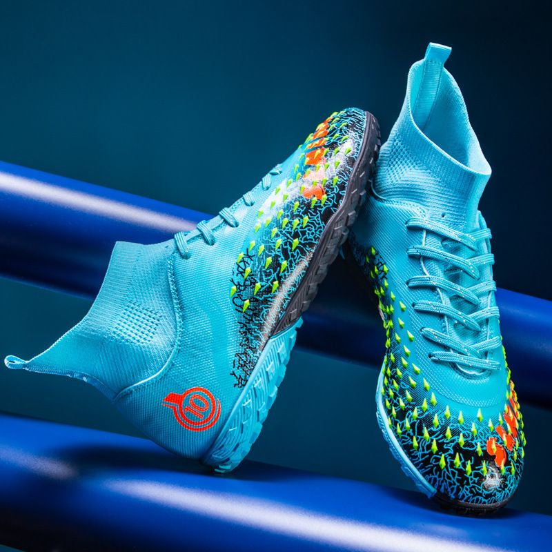 Fußballschuhe Herren High Tops Spike Broken Spike Teenager Jungen professionelle Trainingsturnschuhe_voghion.com