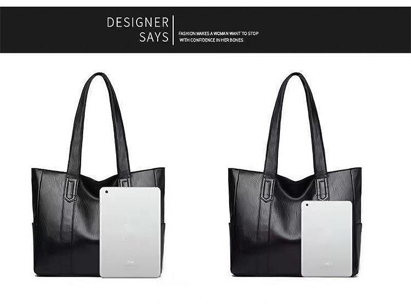Vintage Large Capacity Tote Retro Vegan Shoulder Bag, Women's Casual Handbag For Commute_voghion.com