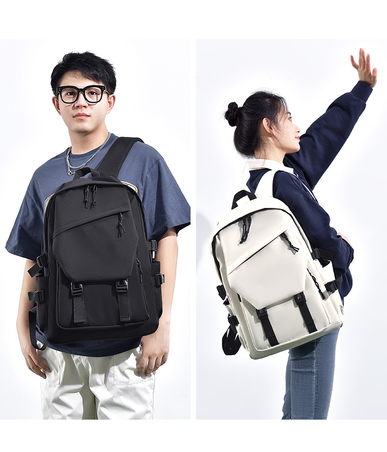 New Backpack Trendy Forest Series Simple Couple Backpack for Junior, High School, and College Students with Large Capacity_voghion.com
