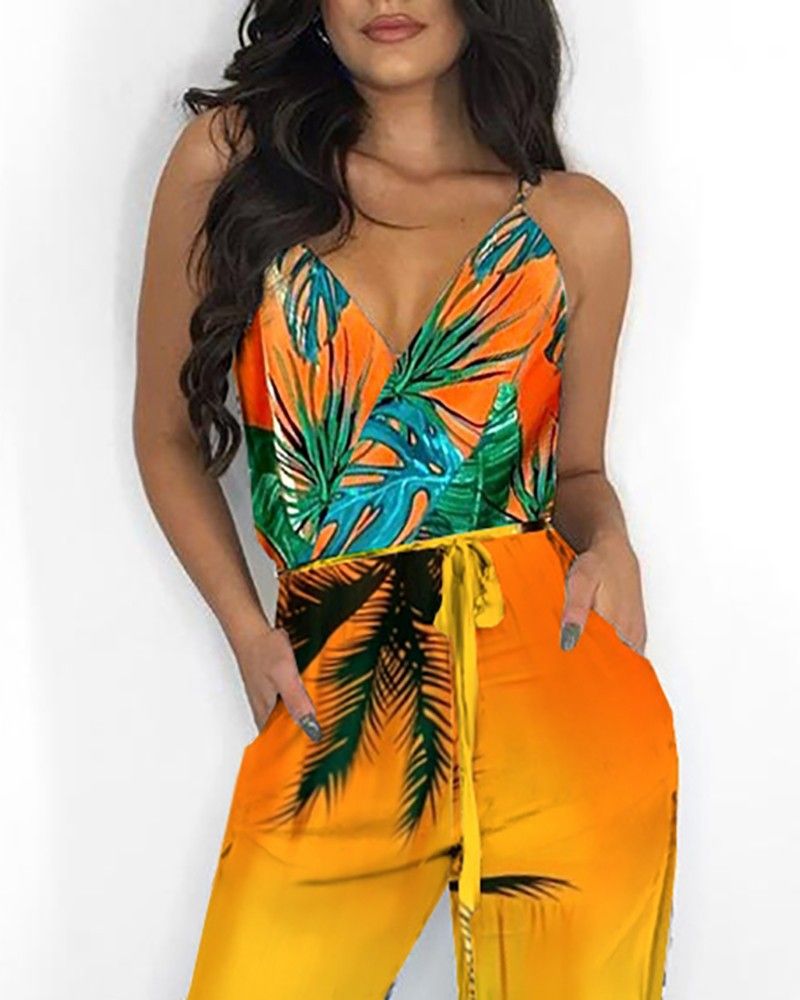 Damen-Overall mit Schlitz, sexy, rückenfrei, mit Krawatte, Tasche, Hosenträger, V-Ausschnitt_voghion.com