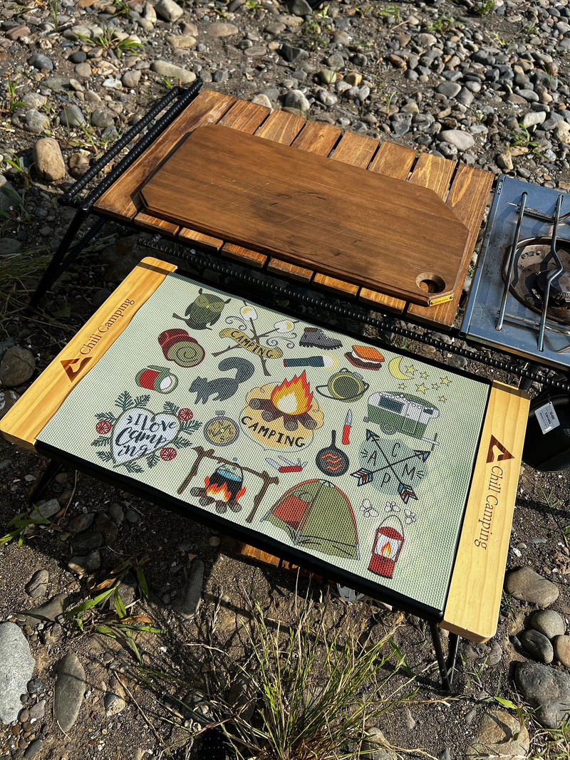 Campingmåtte PVC udendørs campingpynt 30X35 vaskbar Tesla_voghion.com
