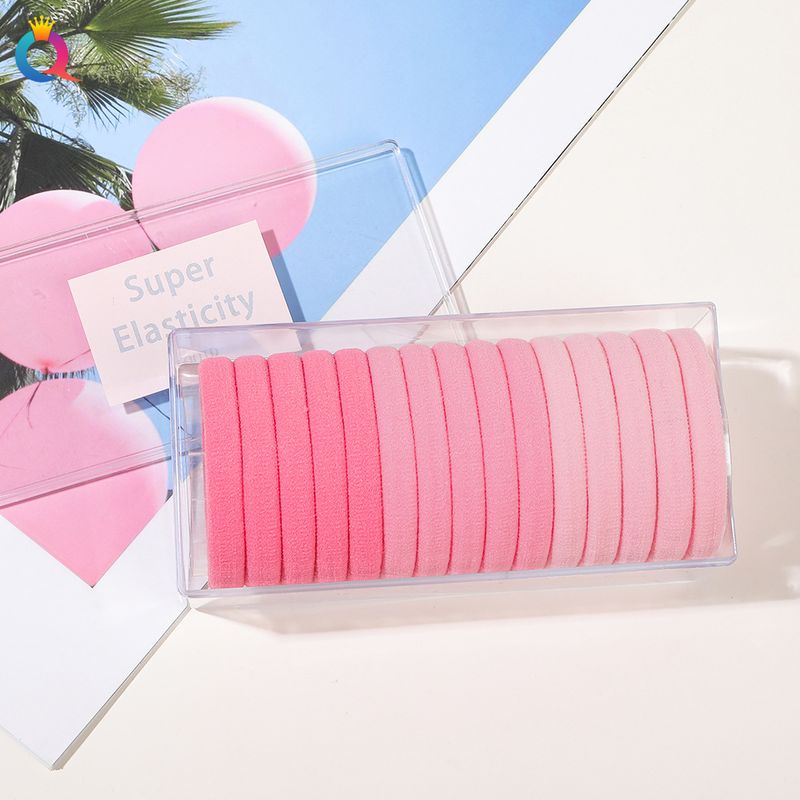 Set di elastici per capelli morbidi ed eleganti - Confezione da 15 pezzi con elevata elasticità, delicati sui capelli, colori alla moda per donne e ragazze_voghion.com