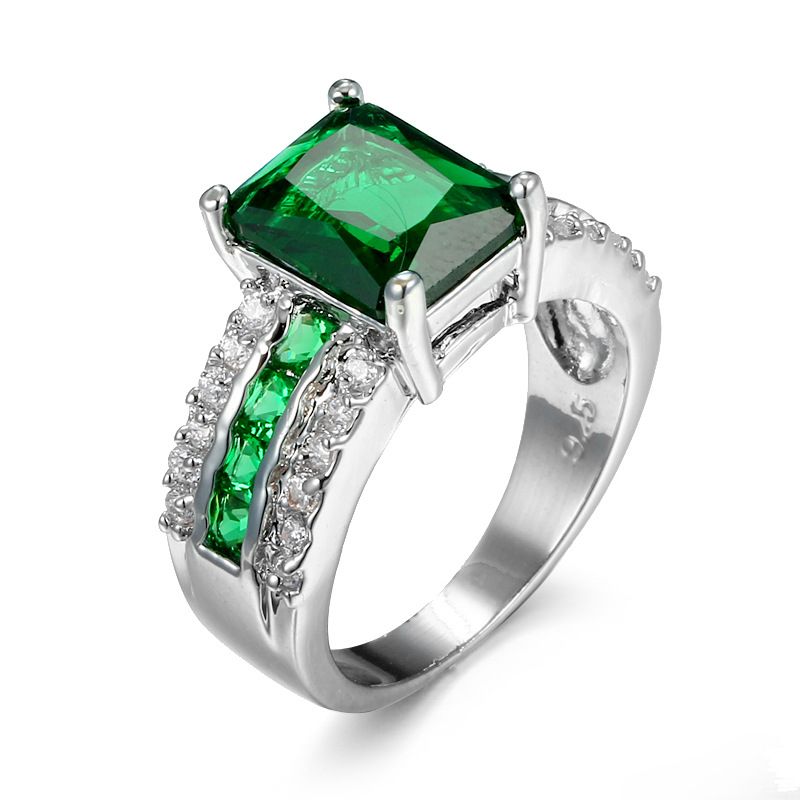 Unisex Mode Zirkon Ring Schmuck_voghion.com