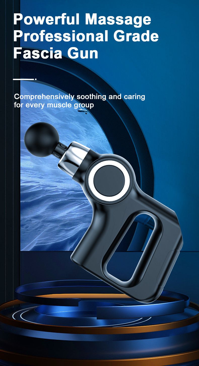 Triangle MINI Portable Relaxer Electric Fitness Muscle Gun Fascia Device_voghion.com