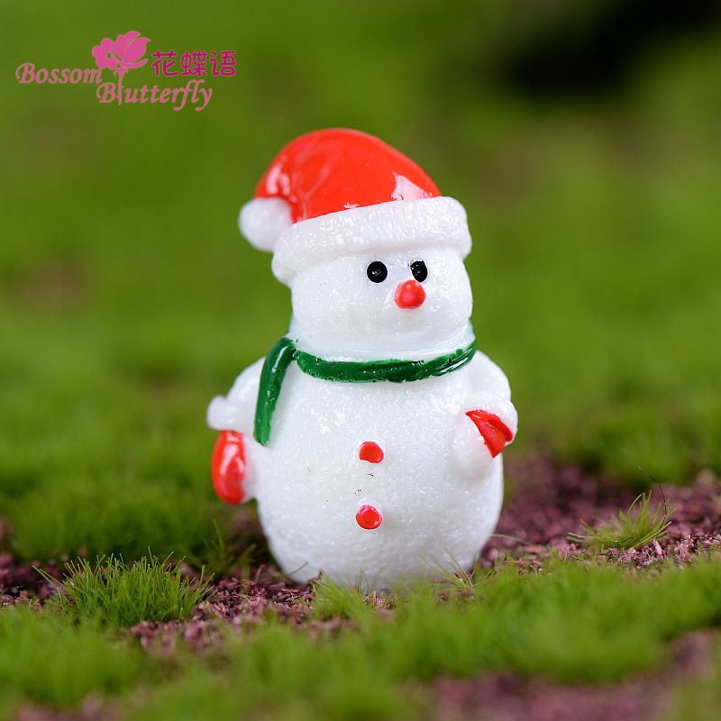 Weihnachtsdekorationen, Ornamente, Kunstharz-Bastelarbeiten, kreative Weihnachtsmann- und Schneemann-Ideen, kleine Geschenke für Zuhause_voghion.com