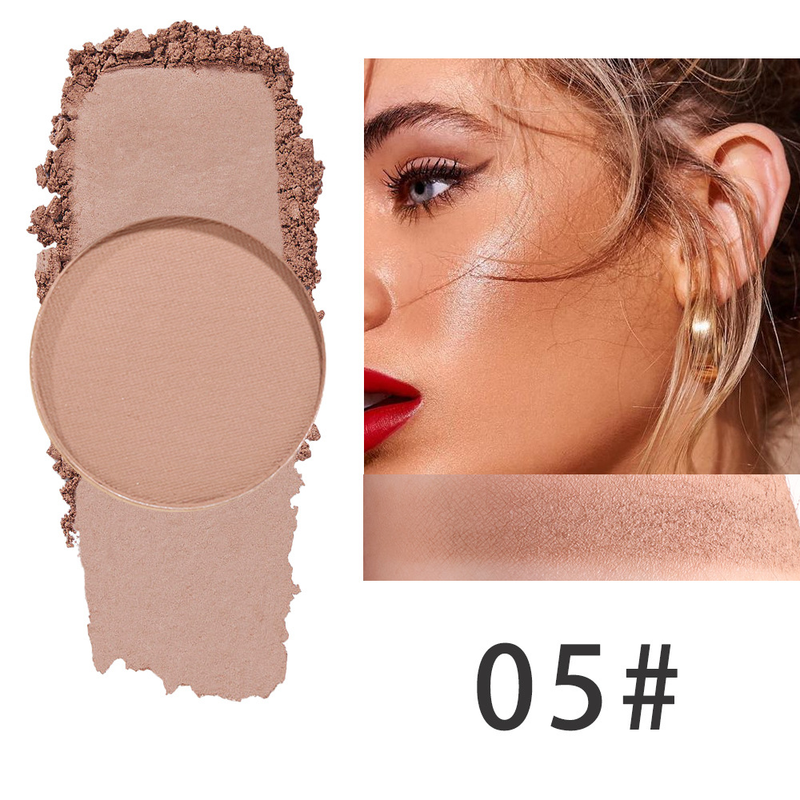 Bronceadores e iluminadores Belleza Maquillaje Rostro Iluminador natural Tridimensional Seis colores Contorno Larga duración Resistente al agua y al sudor_voghion.com