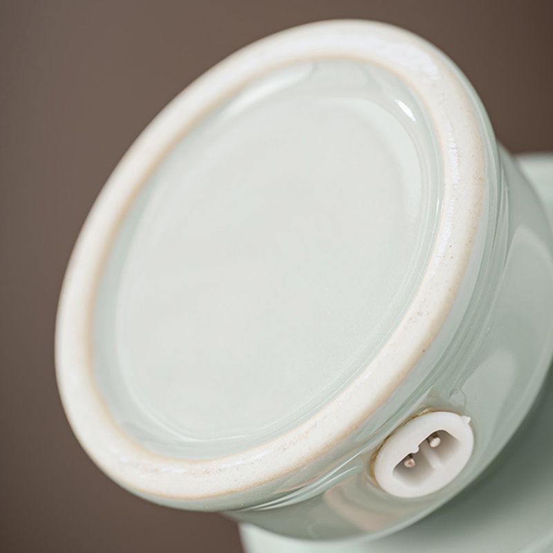 Bruciatore di incenso elettrico ad alta temperatura Celadon, riscaldamento con regolazione della temperatura temporizzata, bruciatore di aromi elettronico specializzato da 110 V_voghion.com