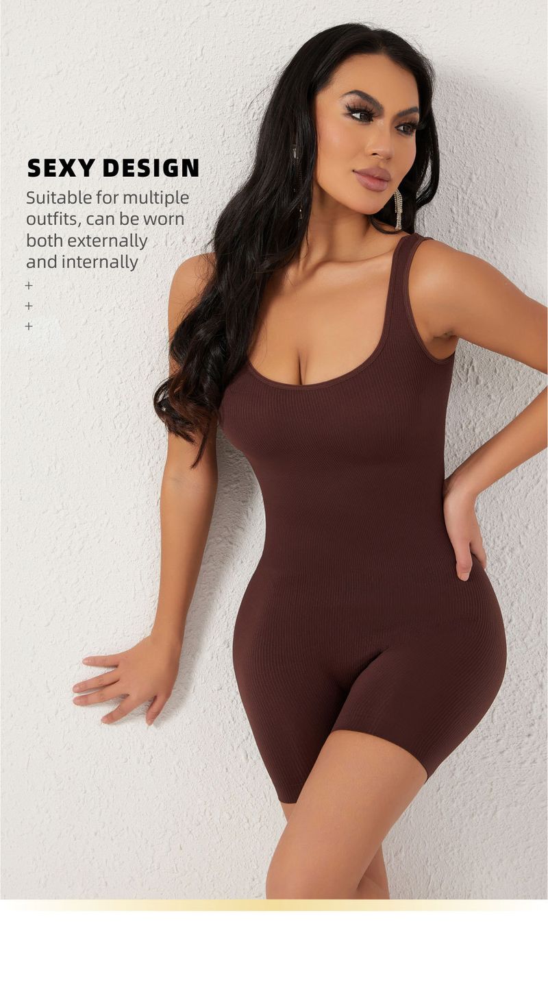 Kadınlar İçin Şekillendirici Bodysuit Vücut Şekillendirici Tulum Göğüs Destekli Toparlanmış U Sırt Karın Korse Tek Parça, Sıkı Bel Korse Kalça Kaldırma İç Çamaşırı_voghion.com