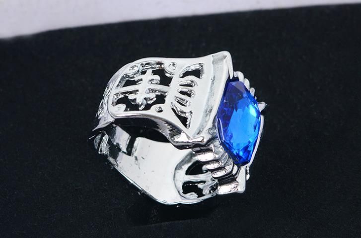 Ready Stock Cute Japanese Anime Black Bulter Kuroshitsuji Ciel Phantomhive Cosplay Accessory Action Figure Rings Toys Gifts_voghion.com