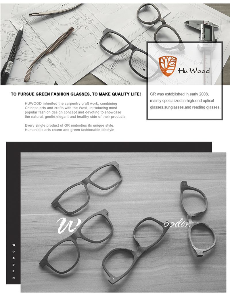 Hu Wood jaunas vintage saulesbrilles sievietēm bez apmales UV400 klasiskas vīriešu braukšanas saulesbrilles GR8056_voghion.com
