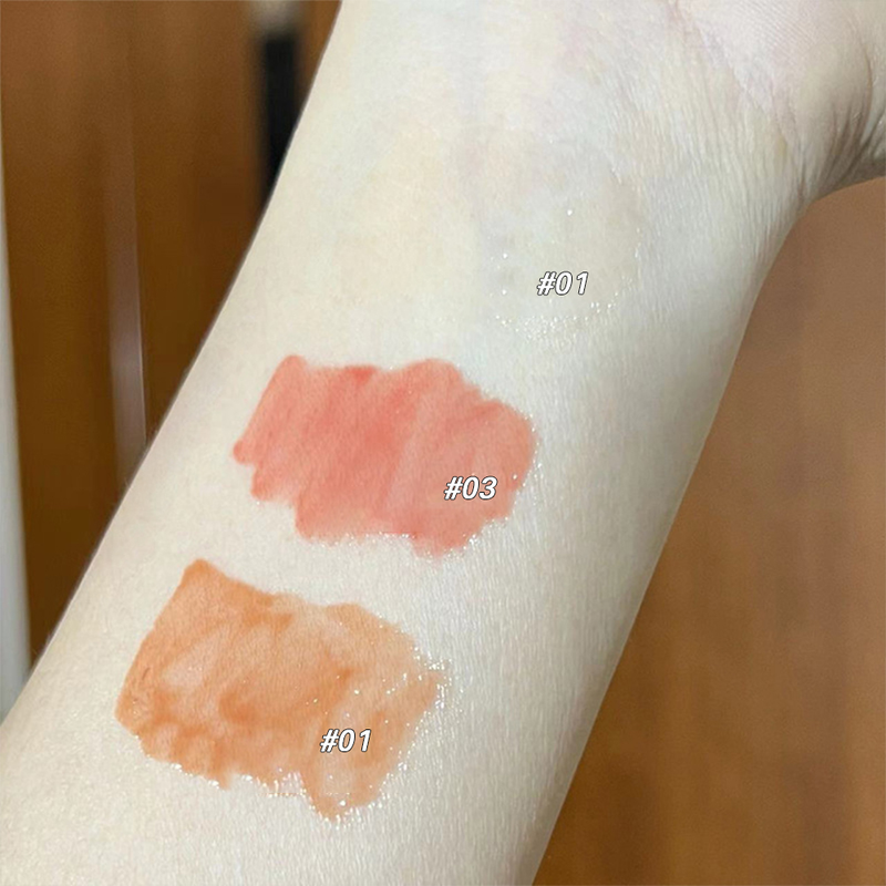 Gelee-Lippenstift Spiegelglanz-Kristallgelee-Lippenstift transparenter Glaslippenstift feuchtigkeitsspendender flüssiger Lippenstift cos_voghion.com