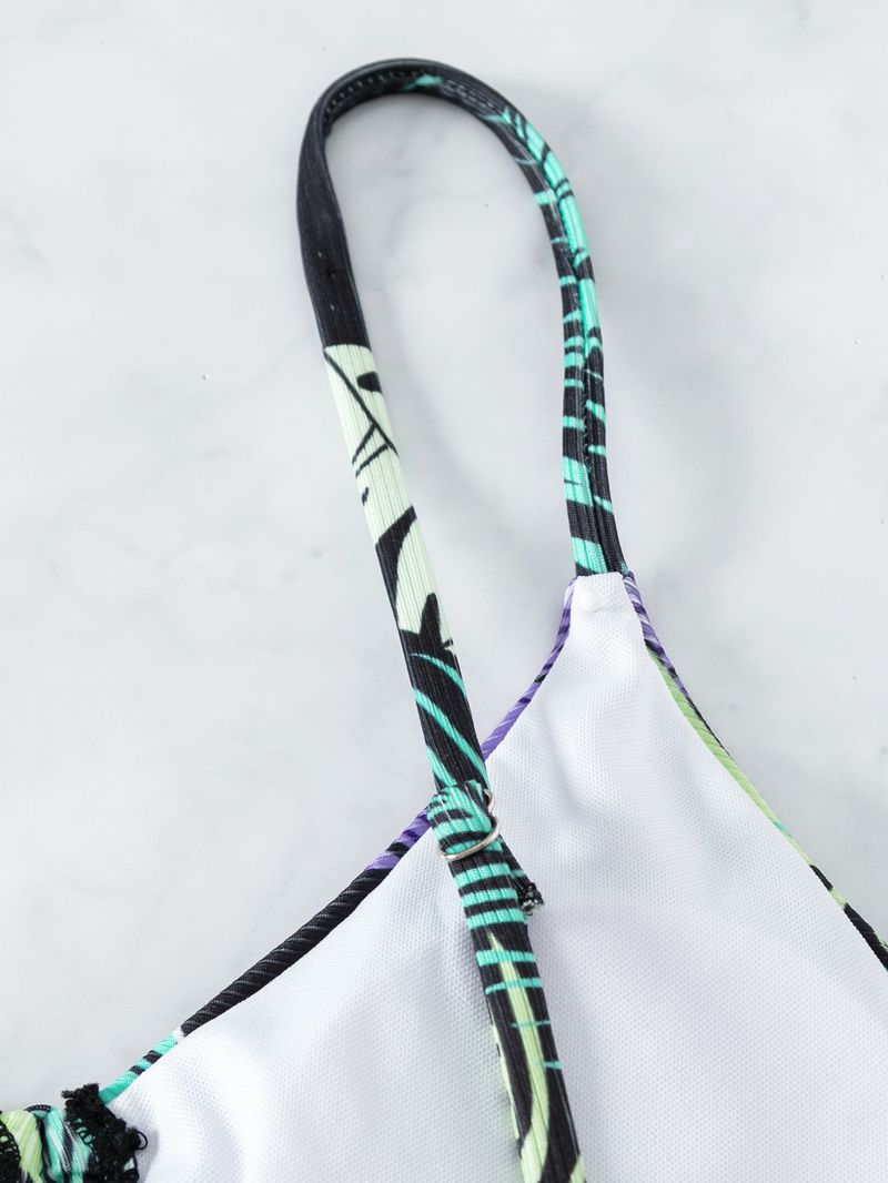 Women's Clothing Multi-color fashion bikini three-piece swimsuit for women_voghion.com