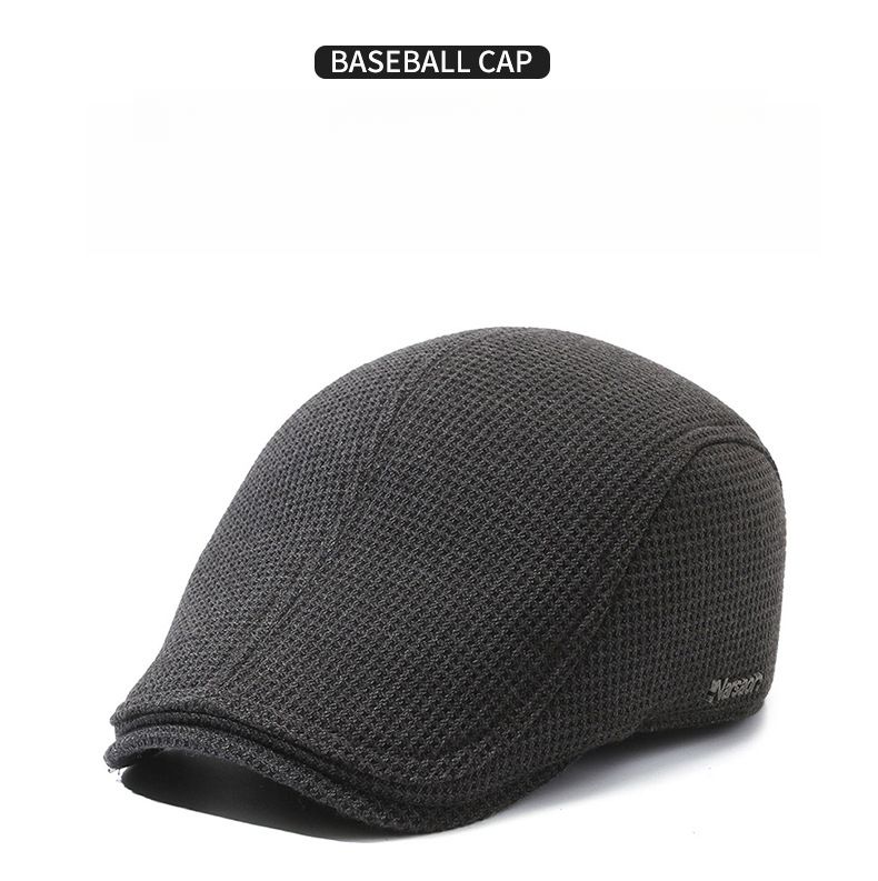 Cappello da uomo autunno e inverno versione coreana in pile termico berretto da esterno cappello casual britannico retrò semplice berretto da uomo_voghion.com