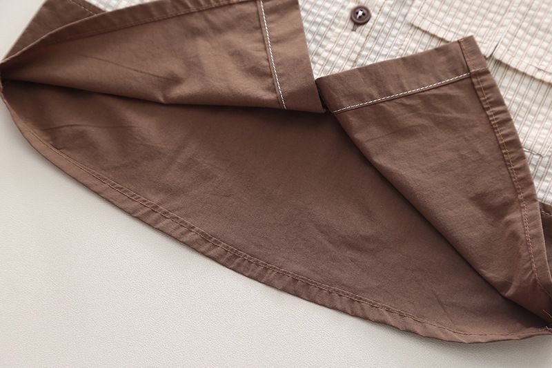 Camisa colorida de verão 2024 para meninos, manga curta, shorts casuais para bebês, conjunto de três peças da moda_voghion.com