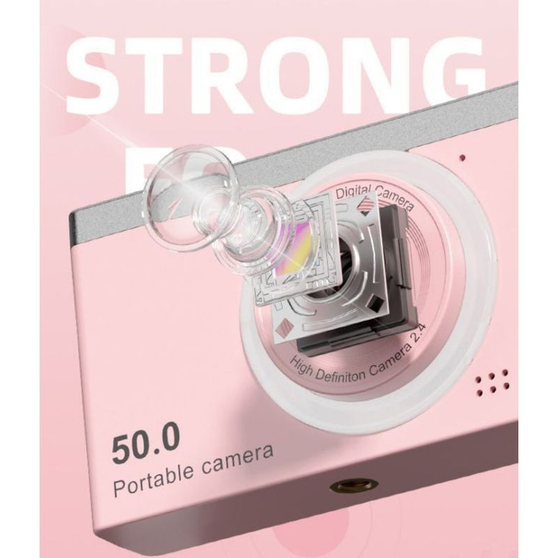 High-Definition Digital Camera Campus Student Dual-Camera CCD Selfie Beginner Cute Portable Travel_voghion.com