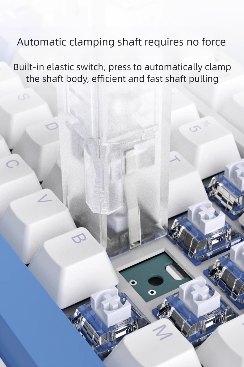 Key Puller 2-in-1 Integrated Mechanical Keyboard CIY Switch Body Clamp Hot Swap Removal Keycap Tool_voghion.com