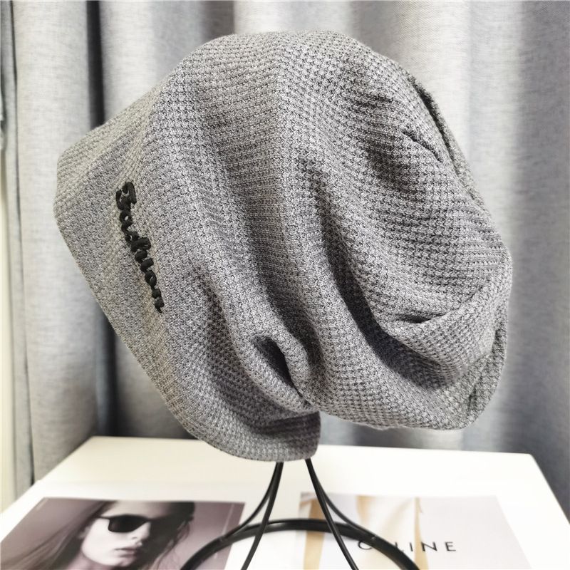 Hat for both men women spring autumn season, with embroidered letters bun hat in trendy style. It's a pile of hats to_voghion.com