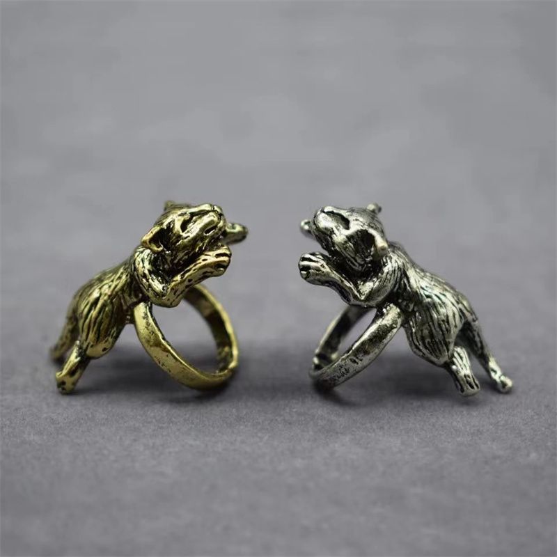 Bague en forme de chat style mode 2025, taille réglable_voghion.com