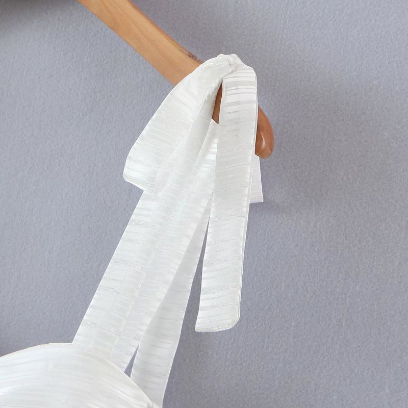Damenbekleidung Sommer dreifarbiges dreilagiges buntes Seidenchiffonkleid plissierter Schnürer kurzer Rock_voghion.com