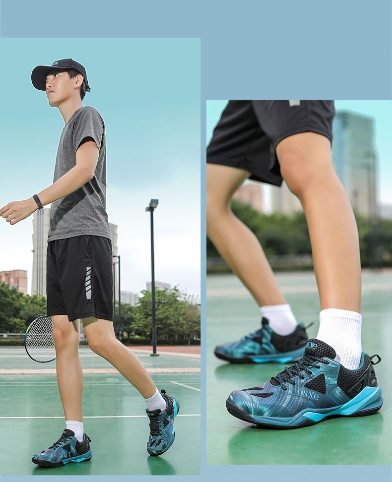 Heißer verkauf Vier Jahreszeiten Neue Verschleiß-beständig Anti-slip Dämpfung Gummi Atmungsaktiv Training Wettbewerb männer Badminton_voghion.com