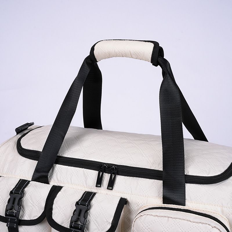 Durable Waterproof Travel Backpack With Wet-Dry Compartment, Large Capacity 36-55L Unisex Carry-On Bag For Gym, Business & Leisure_voghion.com
