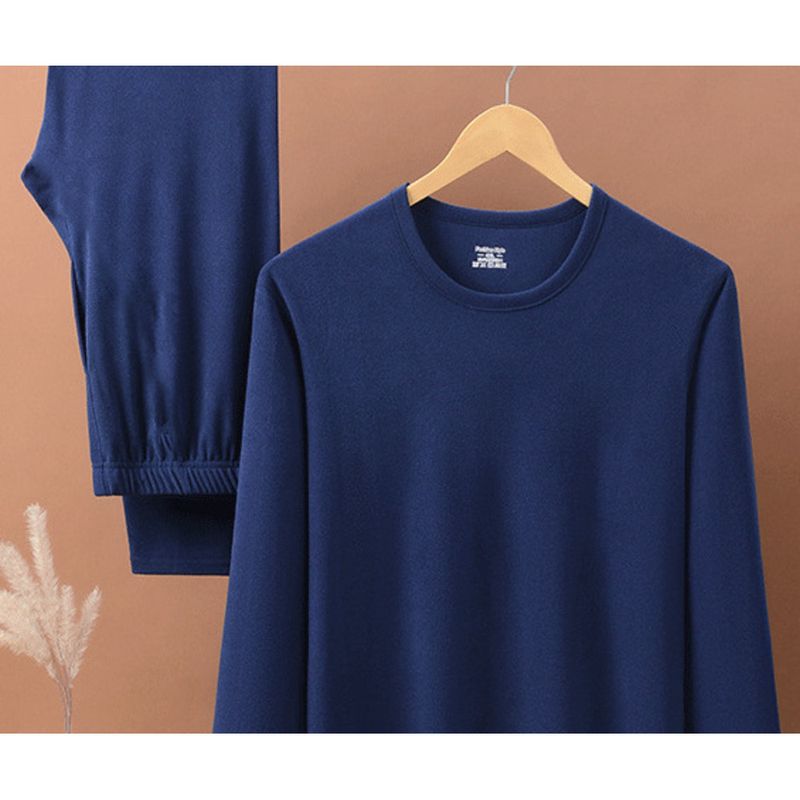 2024 nieuwe heren thermo ondergoed set, dames warme kleding, herfst broek met fluwelen antibacteriële basis shirt, winter_voghion.com